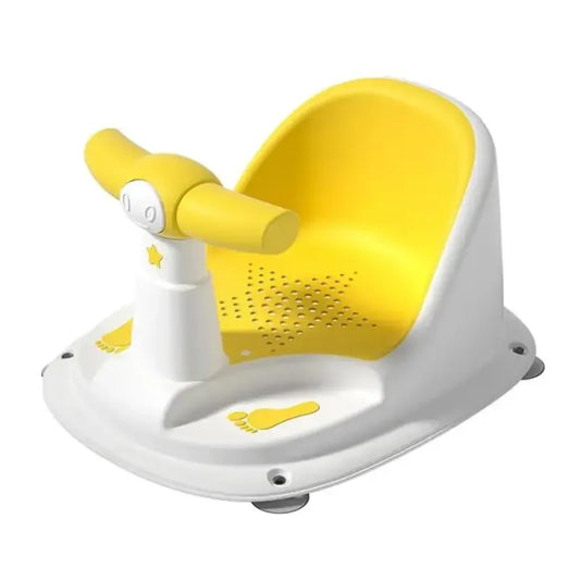 Bath Seat Bath Tub Seat Drain Hole Seat Non Slip Bathroom Bathtub Chair Bath Seat Support Stable for Toddlers Baby Kids