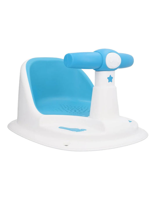 Bath Seat Bath Tub Seat Drain Hole Seat Non Slip Bathroom Bathtub Chair Bath Seat Support Stable for Toddlers Baby Kids