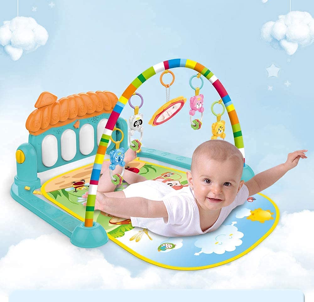 Custom Floor Crawling 3 in 1 Babies Walker Playmat Infant Sensory Mats Baby Gym Play Mat Soft Toy